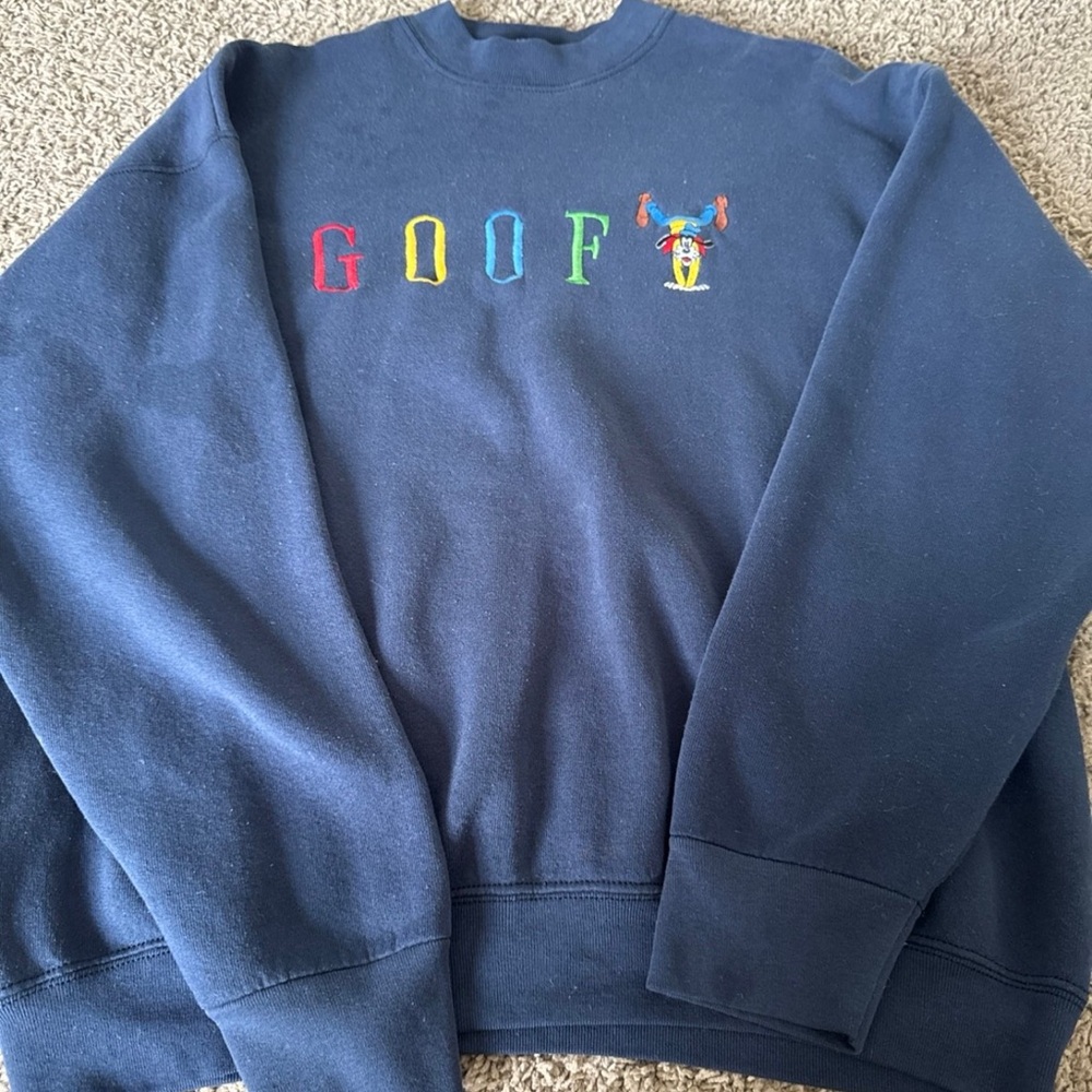 Disney Navy Blue Goofy Sweater